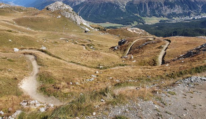 Foto 2 der Bikemap-Route "Piz Nair - Val Schlattain - Olympia"