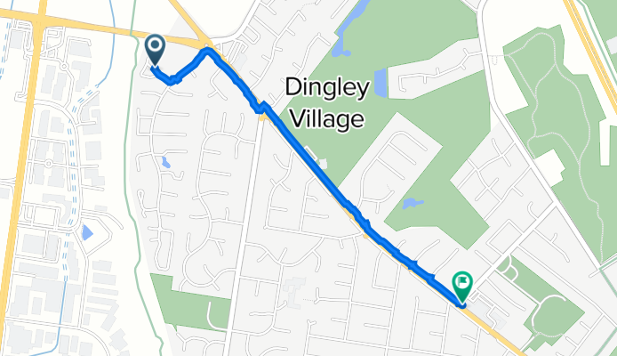 27 Ridder Court, Dingley Village to 53-55 Marcus Road, Dingley Village