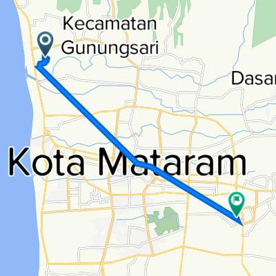 Meninting, Batu Layar to Jalan Tulip 91, Kecamatan Sandubaya