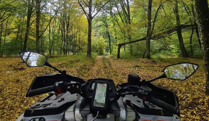 Zdjęcie 2 trasy Bikemap „Polianka, Papin - Rokytov (les), Svetlice, Papín, Polianka”