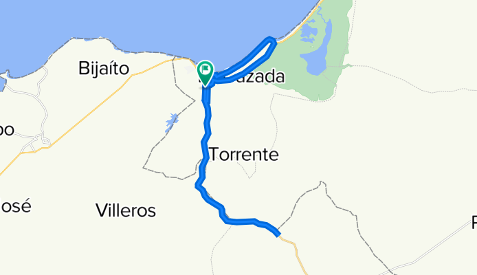 Ruta desde Calle 8 C, Guayabal