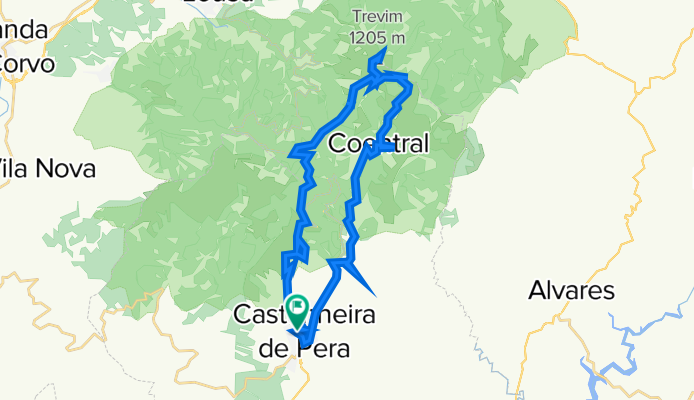 Climbing to the top of Serra da Lousã
