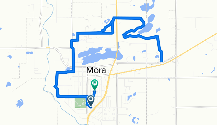 811 MN-65 S, Mora to 500 McLean St, Mora