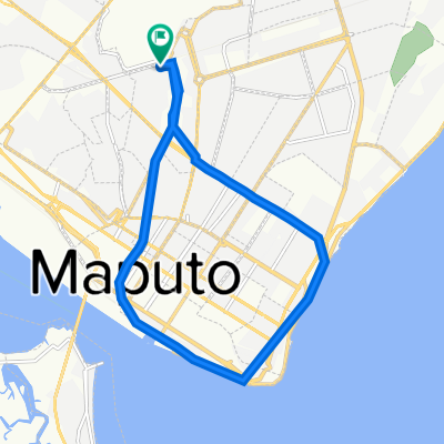 Rua dos Pioneiros, Maputo to Rua dos Pioneiros, Maputo