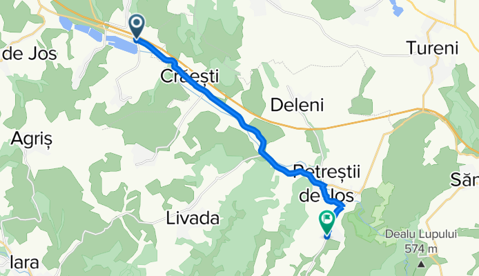 DC90 to DC87, Petreștii de Mijloc