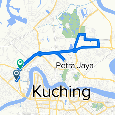 Lorong Duranta 4 36, Kuching to Lorong Astana 2 63, Kuching
