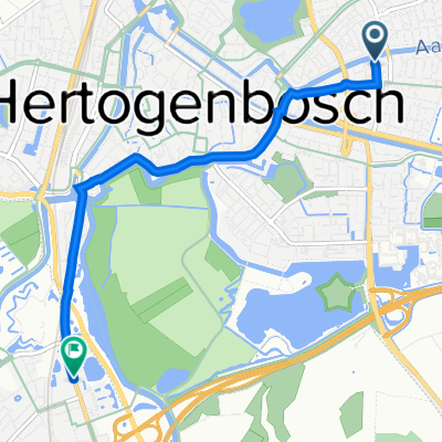 Boornestraat 32, 's-Hertogenbosch naar Bosscheweg 45, Vught