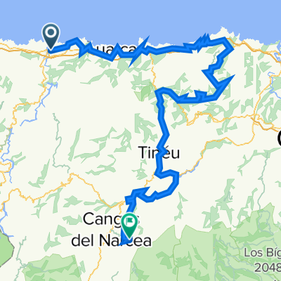 Navia-Acebo. Con 3800m en 112km