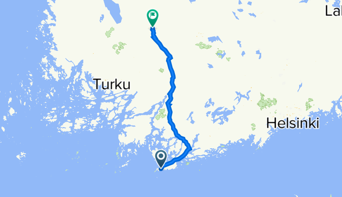 Lasitehtaankatu 7, Hanko to Oripääntie 557, Loimaa