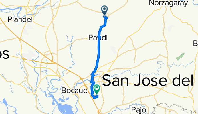 Unnamed Road, Pandi to Santa Maria
