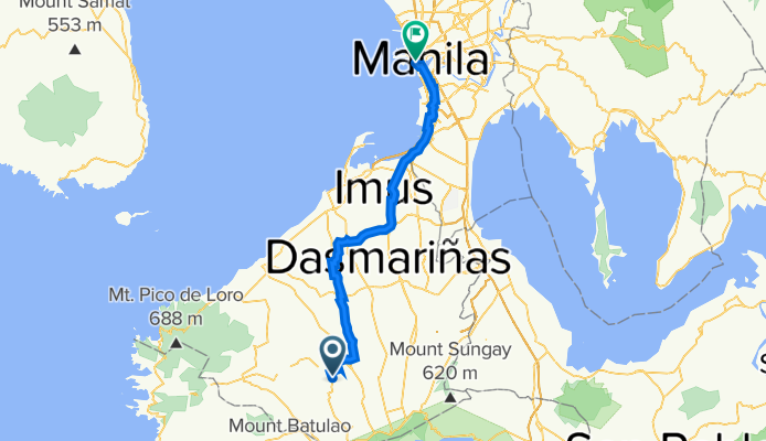 Alfonso - Indang Road 194 to Real Street 1002, Manila