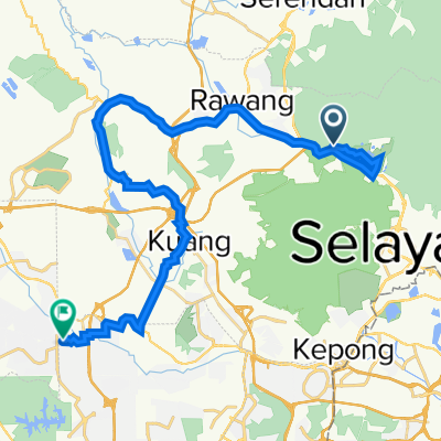 kanching waterfall balik