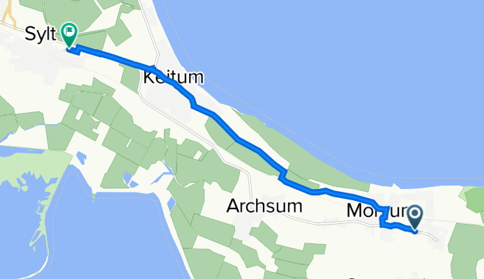 Terpstich 67, Sylt nach Mittelweg 12, Sylt