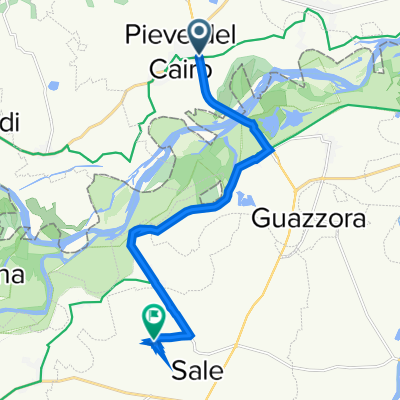 Via XX Settembre 64, Pieve del Cairo nach Via Orti Grandi 21, Sale