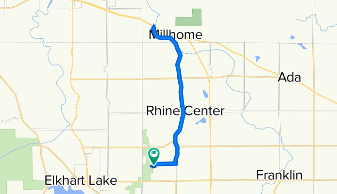 W5549 Keystone Rd, Sheboygan to Mill home and back