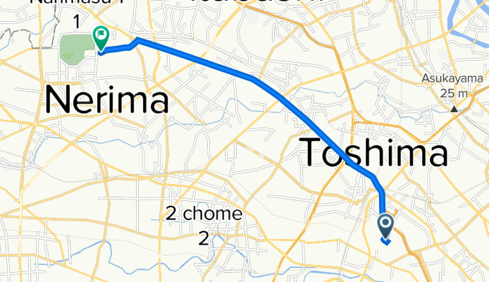 25-1, Minamiikebukuro 4-Chōme, Toshima to Toshimaen-dori Avenue, Nerima