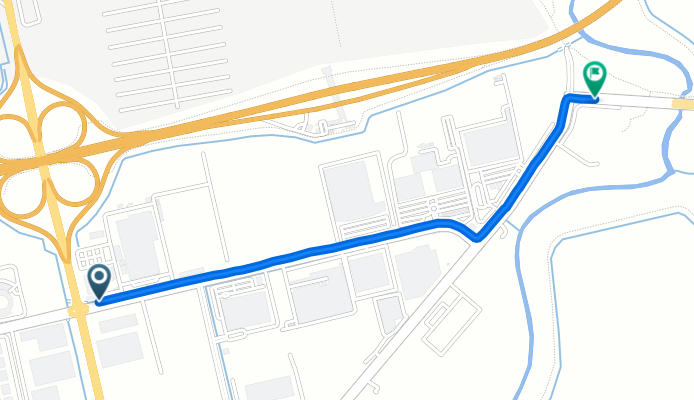 Route from Lebuhraya Bandar Cassia, Mukim 13