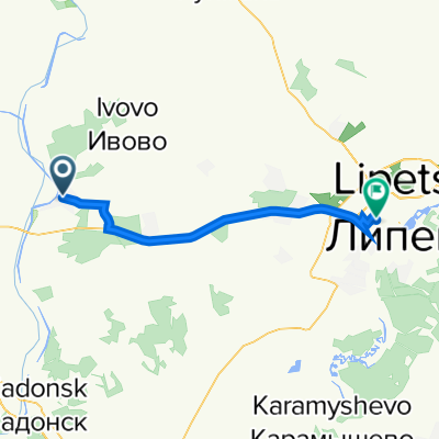 с. Донское до Дом Художника, Липецк