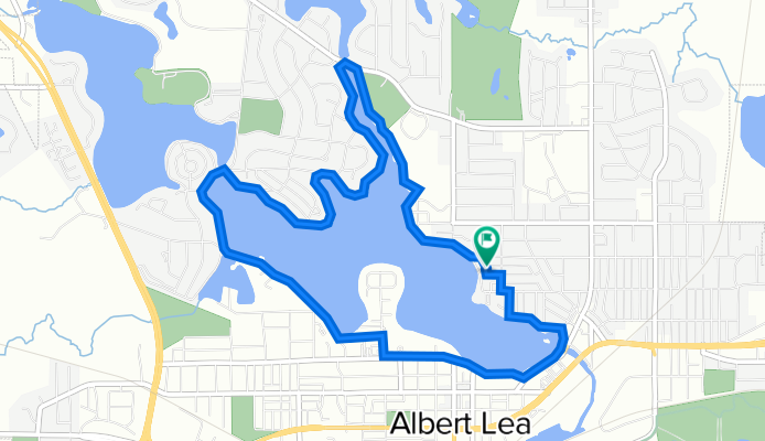 801 N Lake Shore Ave, Albert Lea to 805 N Lake Shore Ave, Albert Lea
