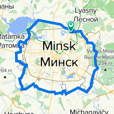 Вокруг МКАД (оптимизированный маршрут)