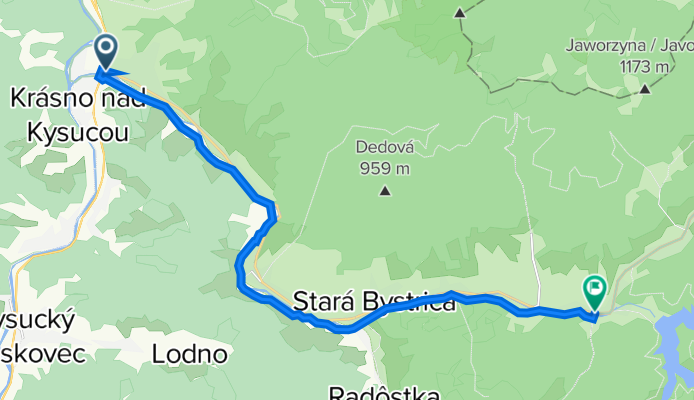 Krásno - N. Bystrica