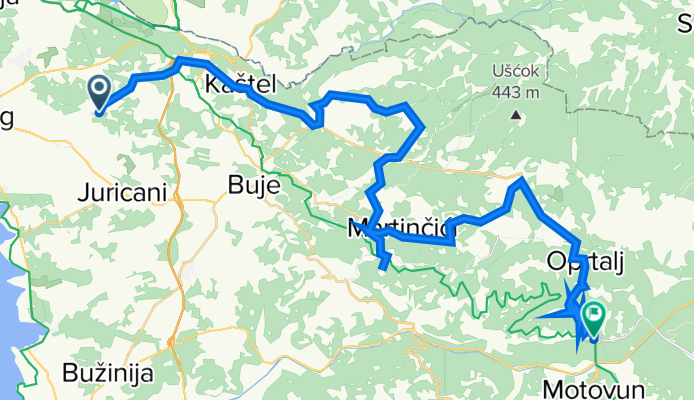 Kamenolomska ulica 6, Vilanija to Livade 2A, Livade