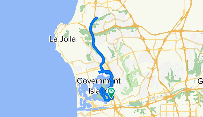 Mission Bay Bike Path, San Diego to Fiesta Island Rd, San Diego
