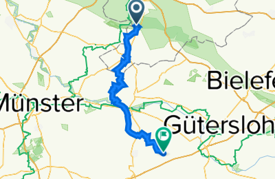 Route in der Bikemap App öffnen