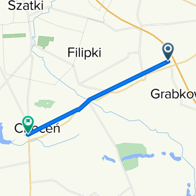 Obwodowa 2B, Choceń do Włocławska 1, Choceń