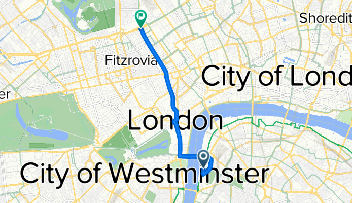 249 Westminster Bridge Road, London to Warren Court, Euston Road, London