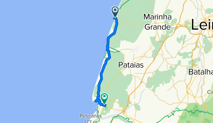 Tag 83 von São Pedro de Moel nach Nazaré