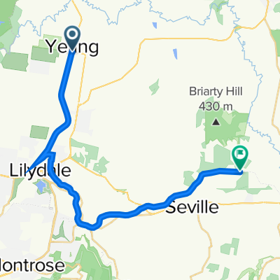 MacIntyre Lane 25, Yering to Warburton Rail Trail 1710, Seville East