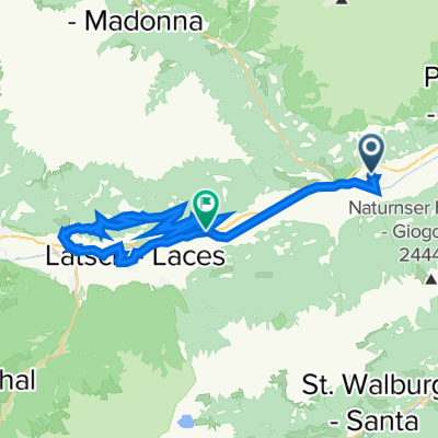 MTB-Tour Naturns-Goldrain-Naturns
