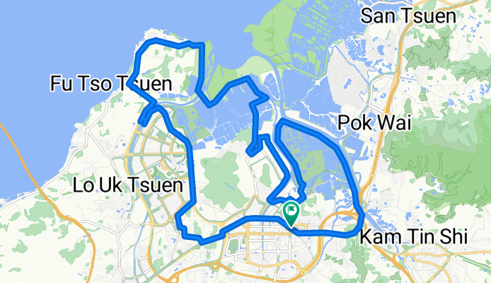  元朗--&gt;南生圍--&gt;尖鼻嘴--&gt;濕地公園（門口）--&gt;聚星樓--&gt;屏山鄧氏宗祠--&gt;元朗 半日遊