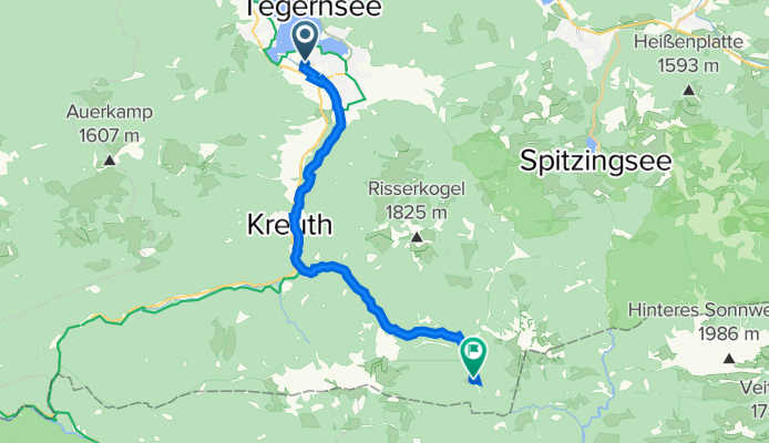 Lärchenstraße 7, Rottach-Egern nach Unnamed Road, Kreuth