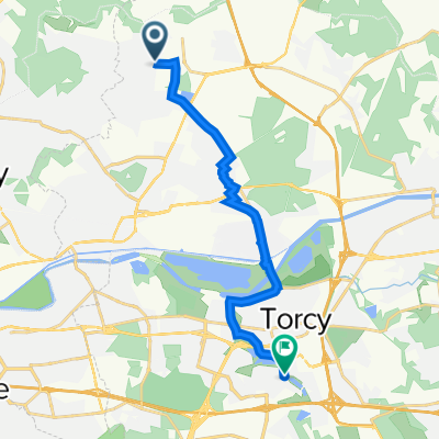 Route to 2 Boulevard Camille Saint-Saëns, Lognes