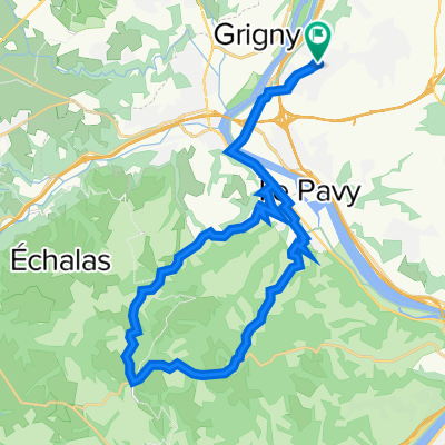 De Allée du Domaine 3, Ternay à Allée du Domaine 2, Ternay