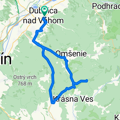 Dubnica-Omsenie-Motesice-Dubnica