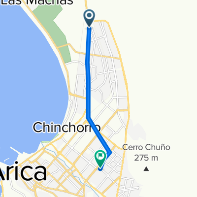De Diaguitas, Arica a Los Nogales, Arica
