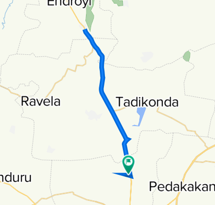 8CXP+PMV, Guntur to 8CXP+VM2, Guntur