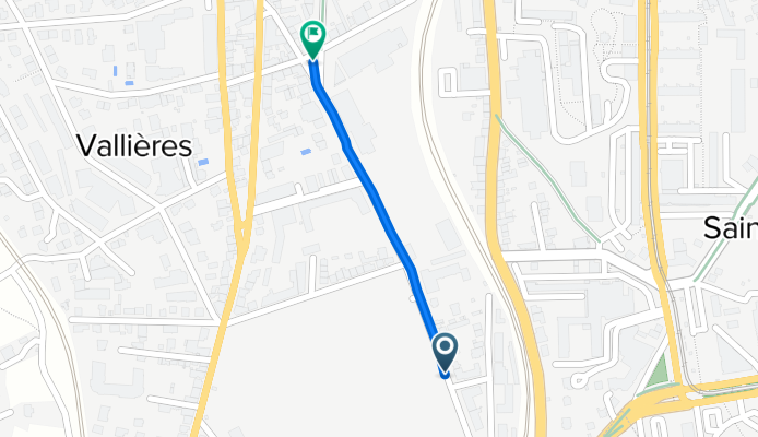 De 21Bis–37 Rue Poncillon, Clermont-Ferrand à Rue Charles Bruyant, Clermont-Ferrand
