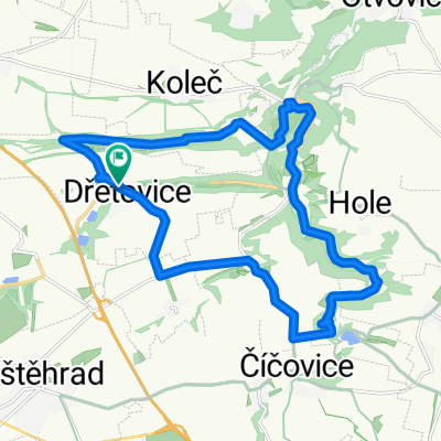 Dřetovice-Budeč-Okoř-Dřetovice