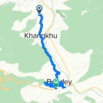 CCF7+4J5, Paro to Bondey-Haa Highway, Paro