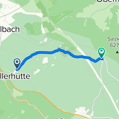Emmerichshütte 1, Daxweiler nach Forsthaus Lauschhütte 0, Weiler bei Bingen