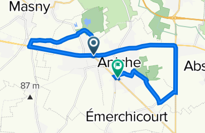 Route in der Bikemap App öffnen