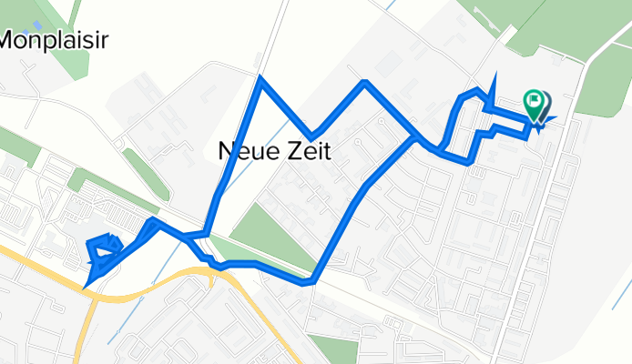 Am Sportplatz 4, Schwedt/Oder nach Am Sportplatz 6, Schwedt/Oder