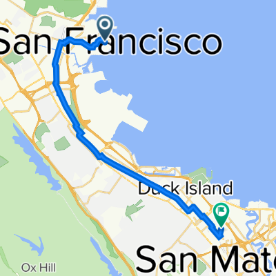 320 Dna Way, South San Francisco to 902 Sunnybrae Blvd, San Mateo