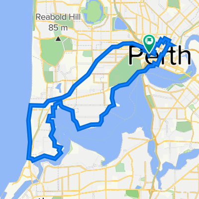 North of the Swan River to the ocean loop