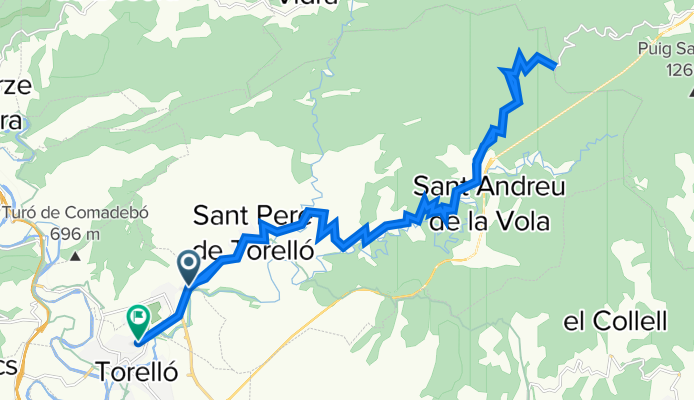 De Mas Andreu, Sant Vicen莽 de Torell贸 a Pla莽a de l'Institut 2, Torell贸