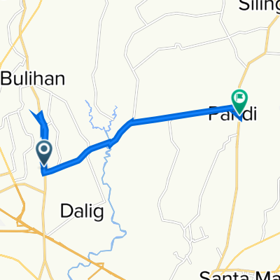 Pulong Gubat Road 60, Balagtas to VX75+63W, Pandi